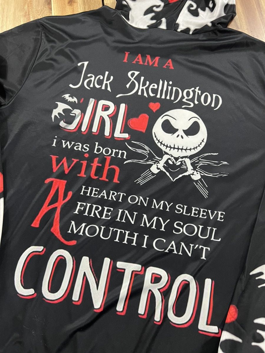 Japanese Brand × Vintage Jack Skellington Hoodies Size US XXL / EU 58 / 5 - 4 Thumbnail
