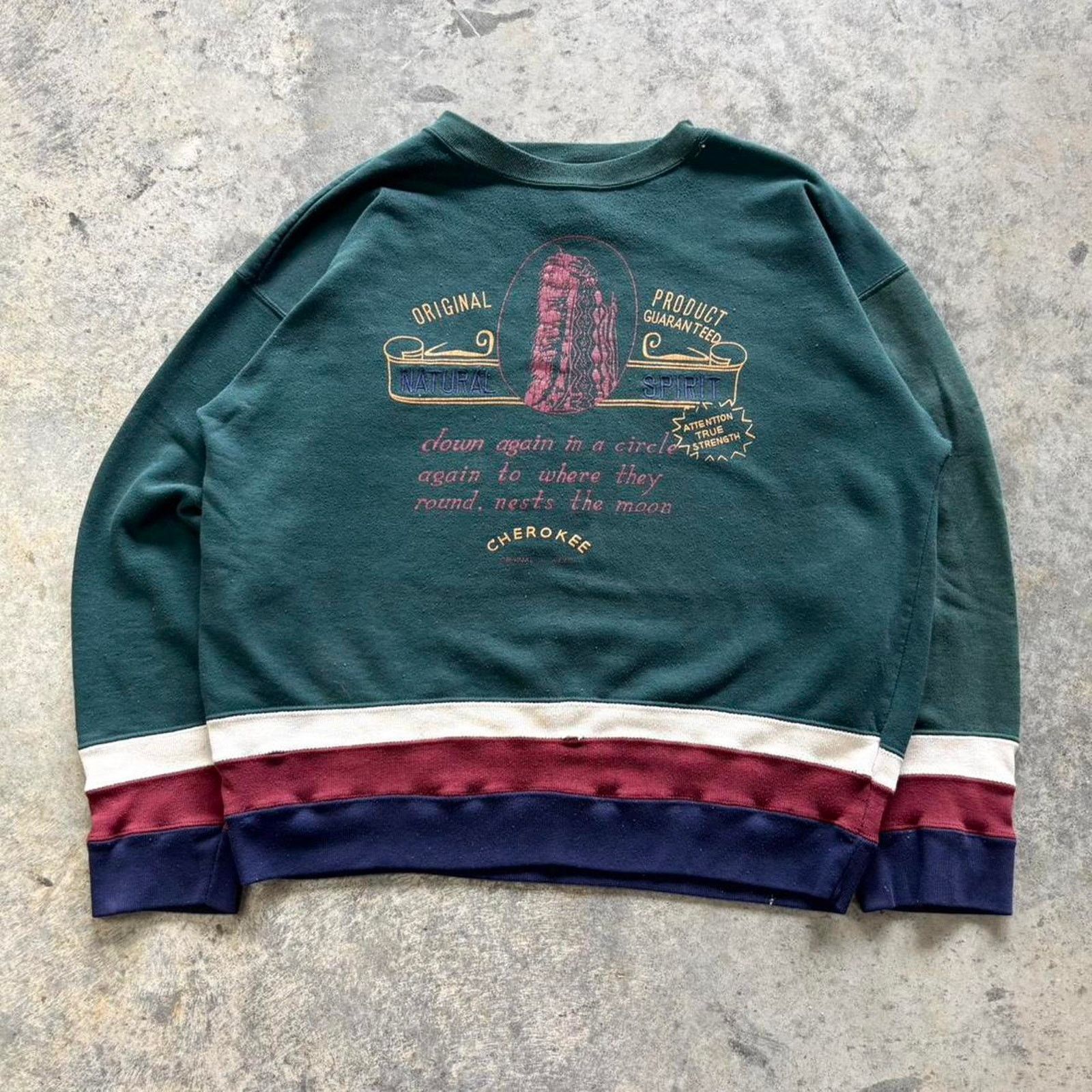 Cherokee × Vintage 80s Cherokee Sweatshirt Size US M / EU 48-50 / 2 - 1 Thumbnail