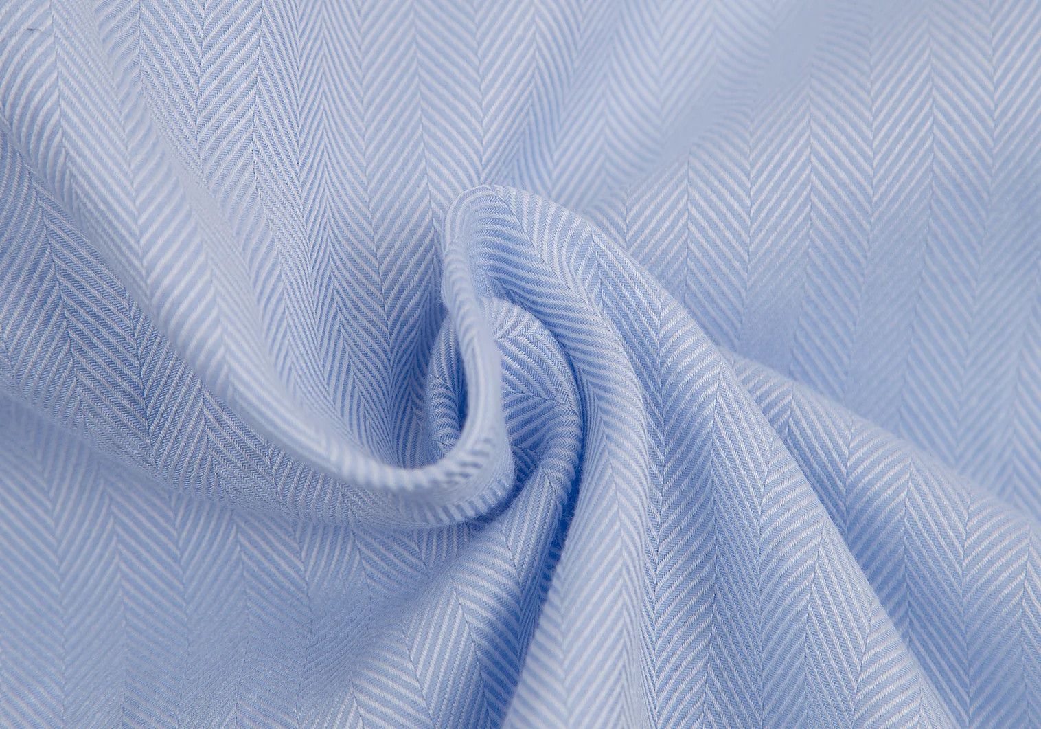 Gucci Cotton Herringbone Shirt in Light Blue Size S Size US S / EU 44-46 / 1 - 13 Thumbnail