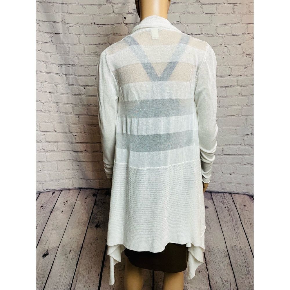 White + Warren White + Warren Open Front Rayon Cotton Cardigan Size S Size S / US 4 / IT 40 - 4 Thumbnail