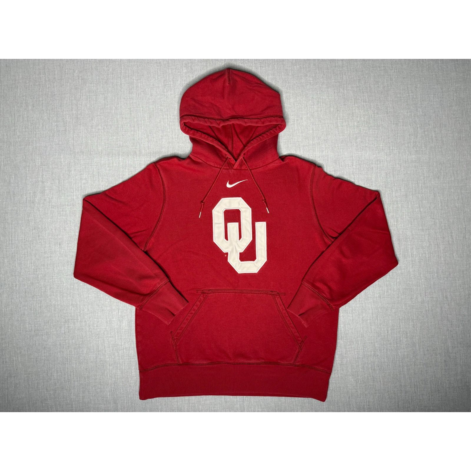 Nike Nike University of Oklahoma Sooners Center Check Hoodie L Size US L / EU 52-54 / 3 - 1 Thumbnail