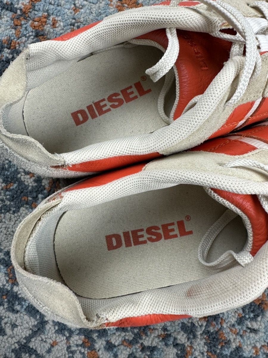 Diesel × Vintage Vintage 2000s Diesel low profile leather suede sneakers Size US 8 / IT 38 - 18 Thumbnail