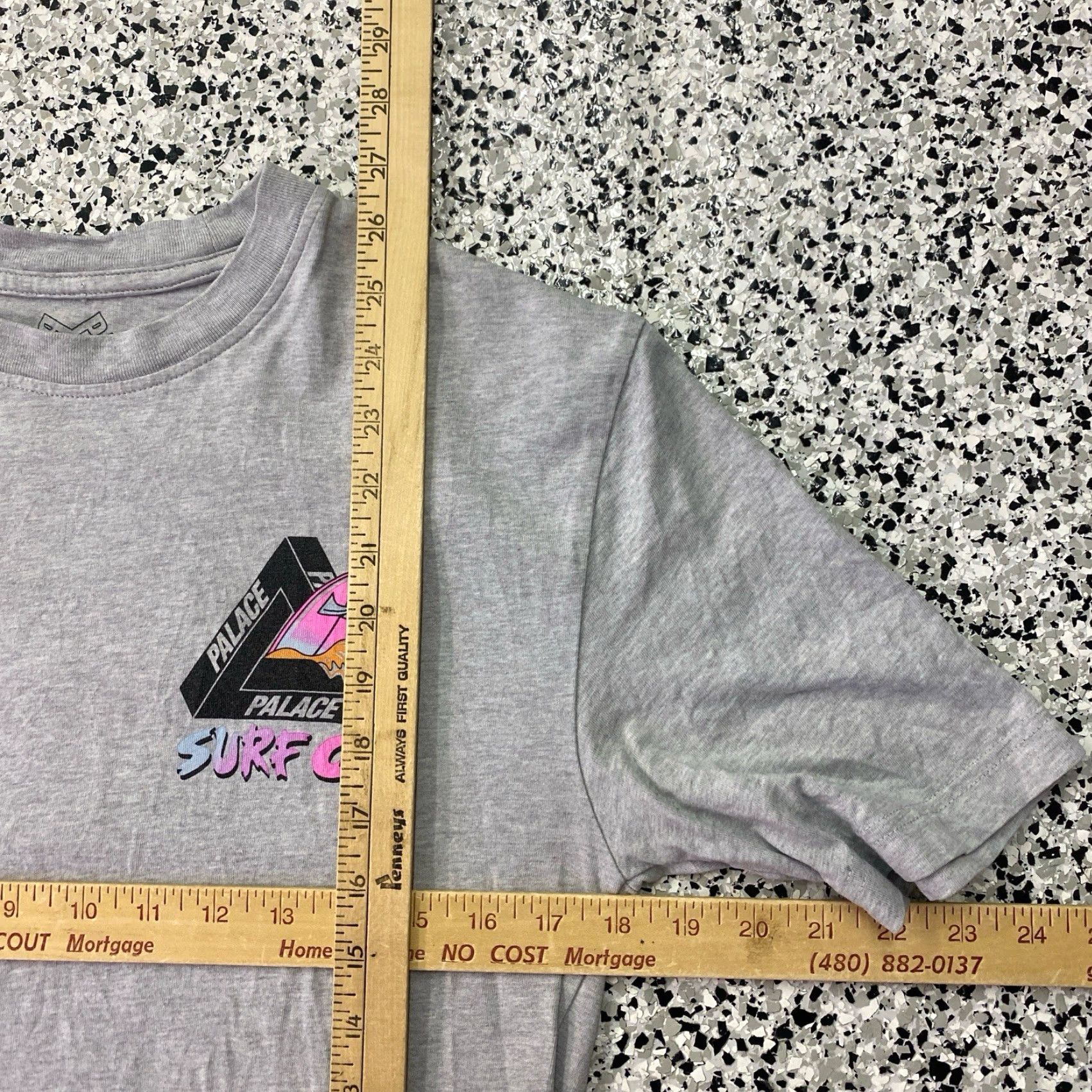 Palace Palace Tri-Surf Co T-shirt Grey Marl PALACE Size Small Size US XL / EU 56 / 4 - 3 Thumbnail