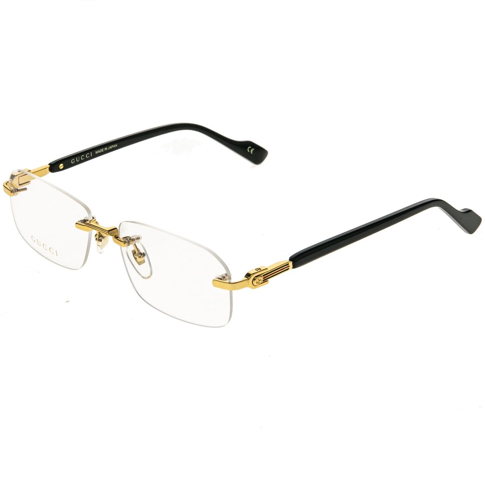 Gucci GUCCI GG1221O 1221 Black Classic Narrow Eyeglasses 001 Size ONE SIZE - 3 Thumbnail
