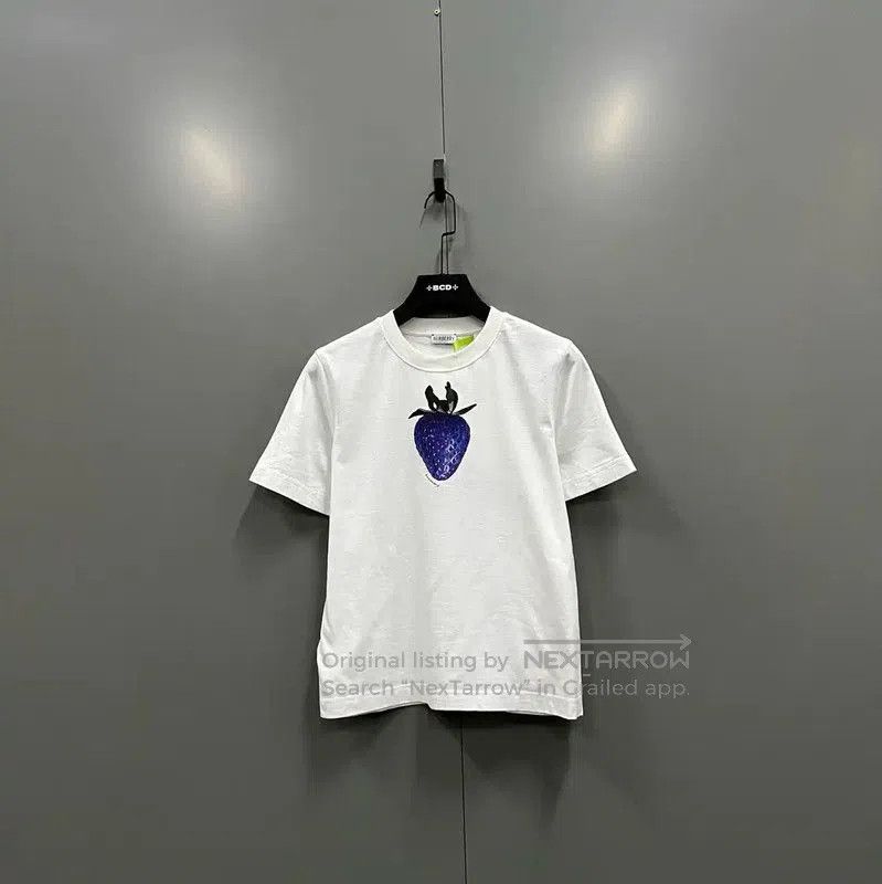 Burberry Burberry White Summer Cotton Short Sleeve Tee. Size M / US 6-8 / IT 42-44 - 1 Thumbnail