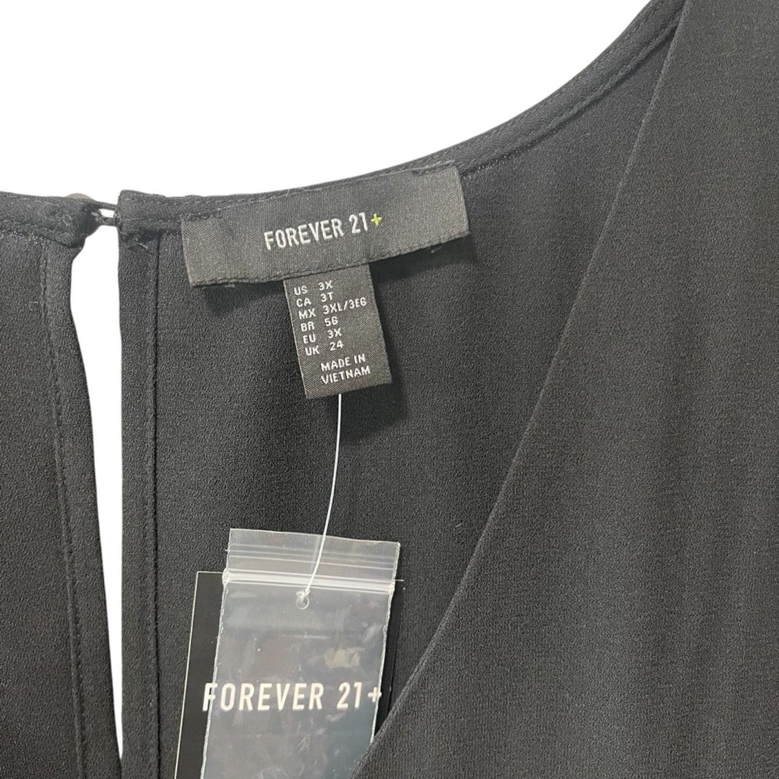 Forever 21 Forever 21 Sleeveless A Line Keyhole Back Dress 3X Plus Size Size 3XL / US 20-22 - 3 Thumbnail