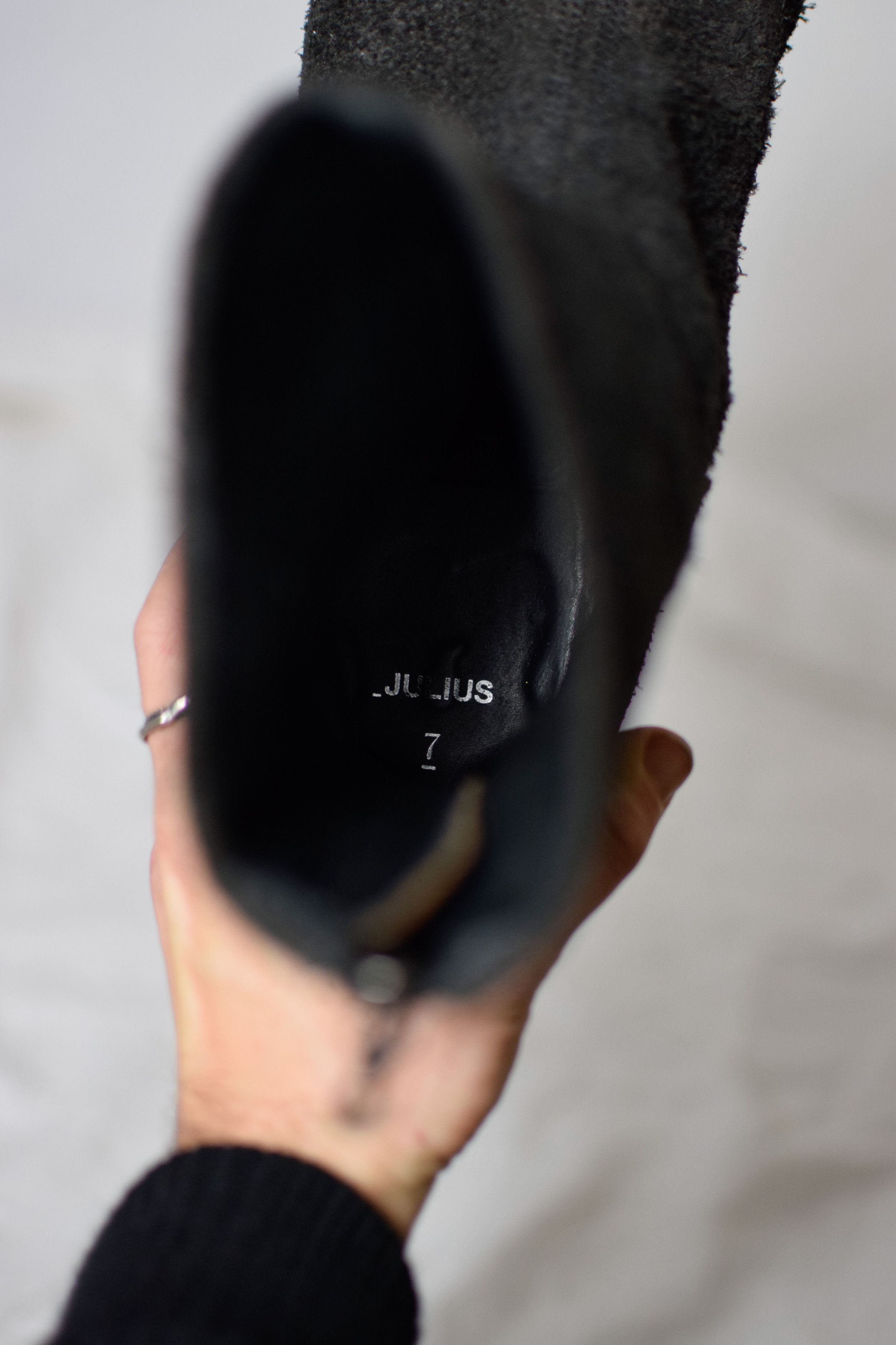 Julius Julius Archive Suede Back-Zip Boots Size US 9 / EU 42 - 13 Thumbnail