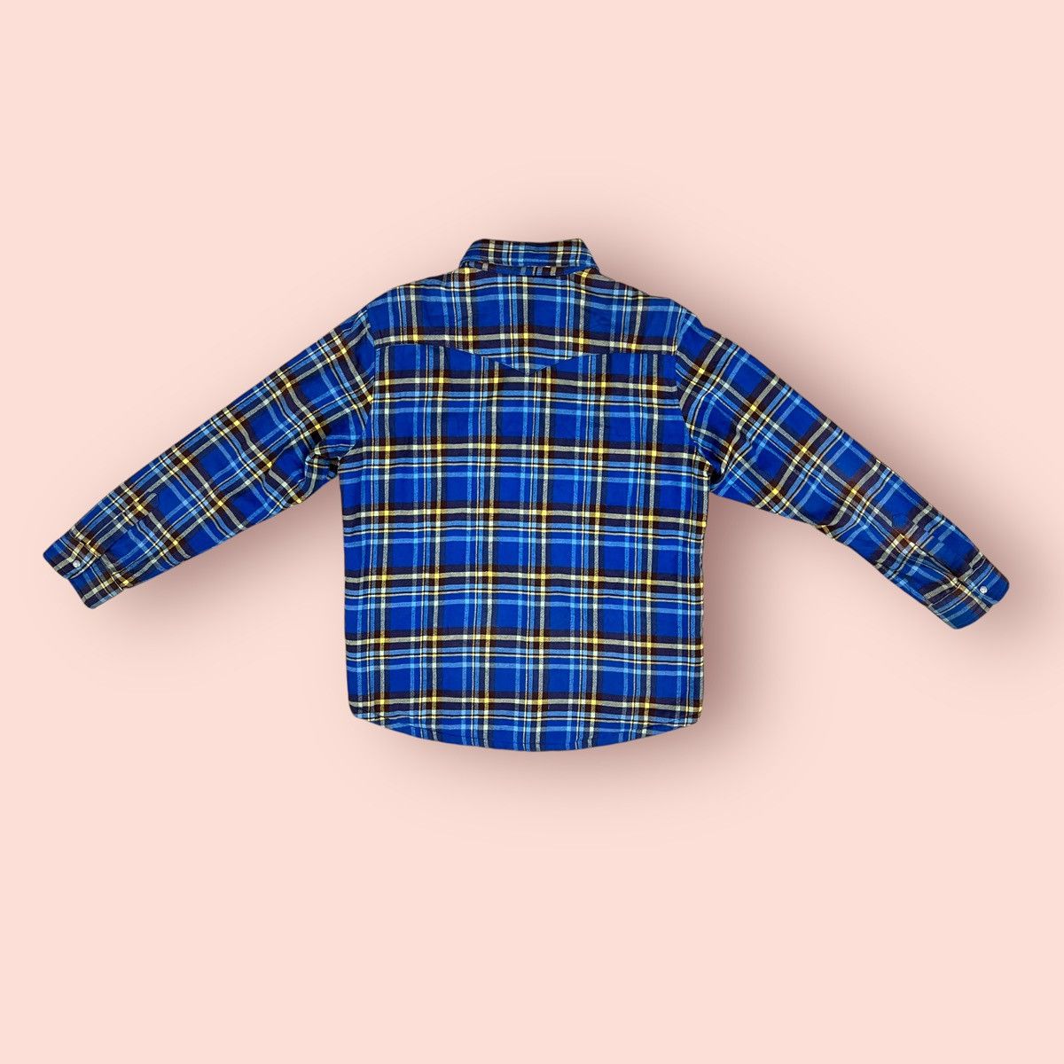 Flannel × Japanese Brand × Uniqlo VINTAGE UNIQLO WESTERN DESIGN DOUBLE CHEST POCKET FLANNEL Size US XL / EU 56 / 4 - 17 Thumbnail