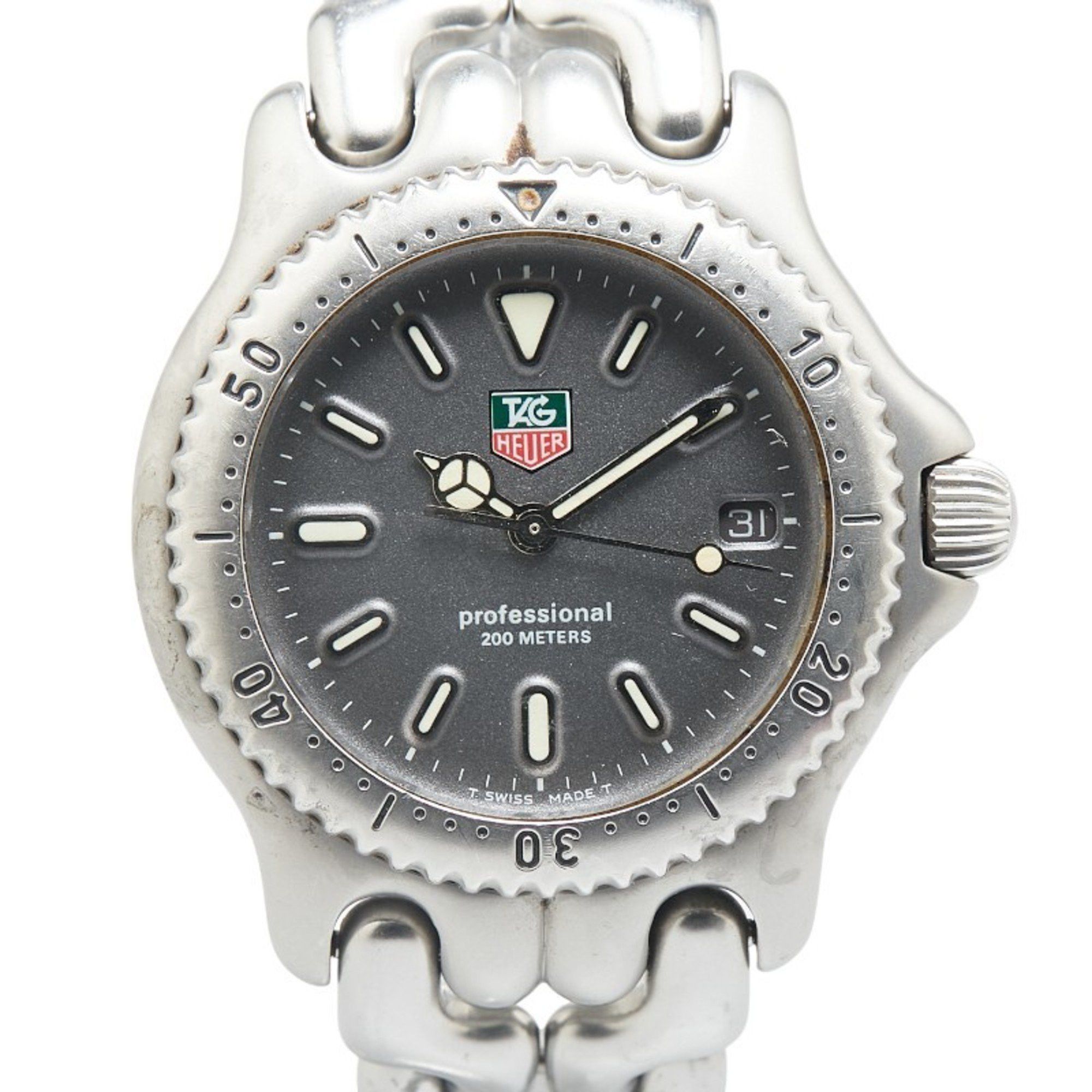 Tag Heuer TAG Heuer Cell Watch S99.213K Quartz Grey Dial Stainless Steel Men's HEUER Size ONE SIZE - 1 Thumbnail