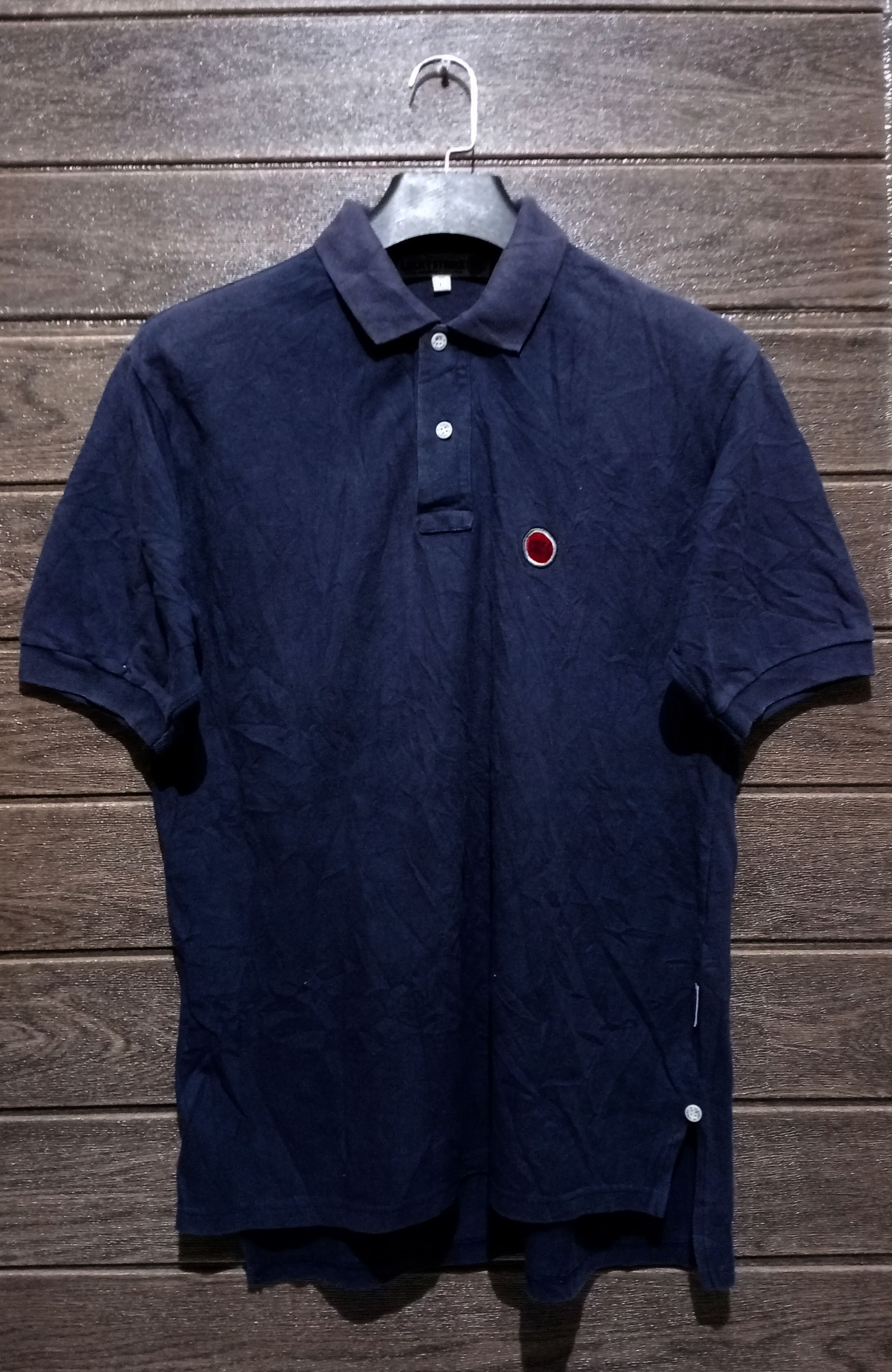 Gear for Sports Vintage '90s Lucky Strike Polo Ringer Shirt Very Rare Size US L / EU 52-54 / 3 - 1 Thumbnail