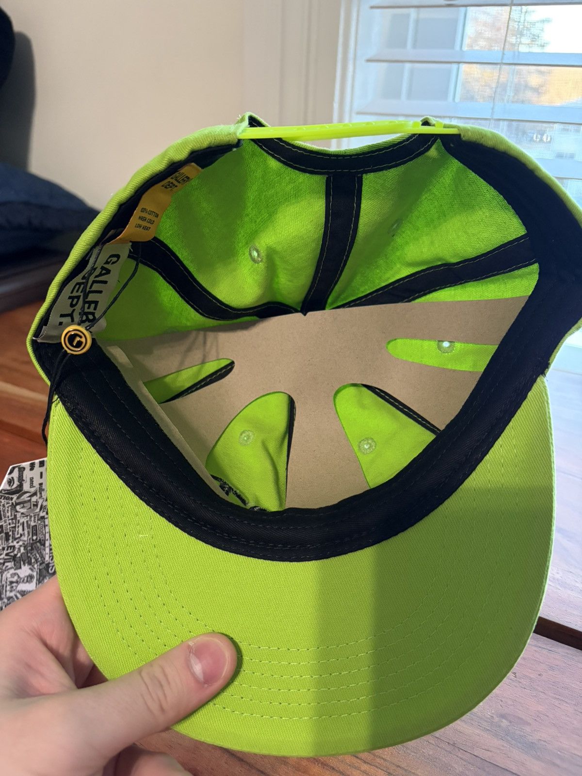 Gallery Dept. Gallery dept logo hat flo green Size ONE SIZE - 4 Thumbnail