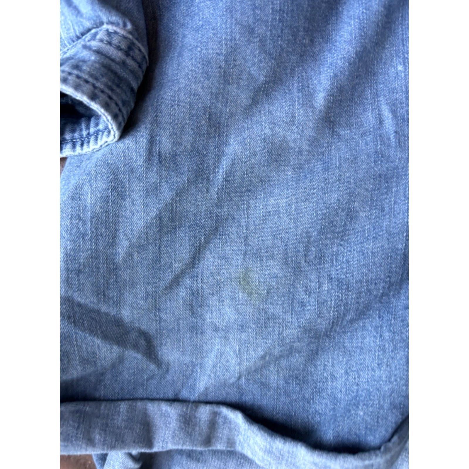 Free People Free People Denim Romper Women Medium Blue Jean Long Sleeve Utility Size M / US 6-8 / IT 42-44 - 5 Thumbnail
