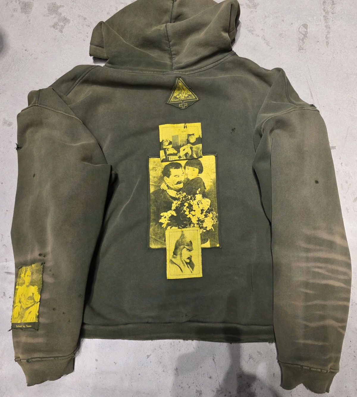 Enfants Riches Deprimes TWO WARS WITHIN ONE ASSEMBLAGE ZIP HOODIE Size US XXL / EU 58 / 5 - 1 Thumbnail