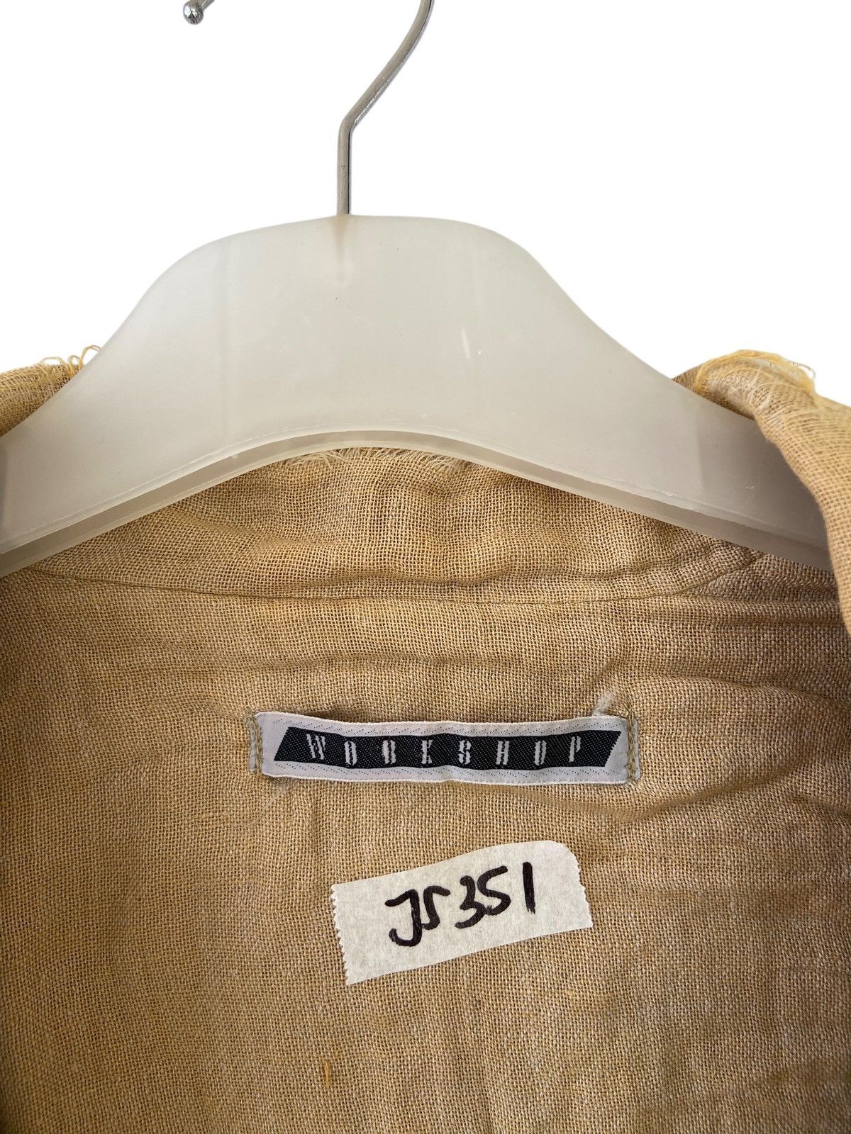 Vintage Vintage Workshop by Yohji Yamamoto Distressed Jacket Size US L / EU 52-54 / 3 - 4 Thumbnail