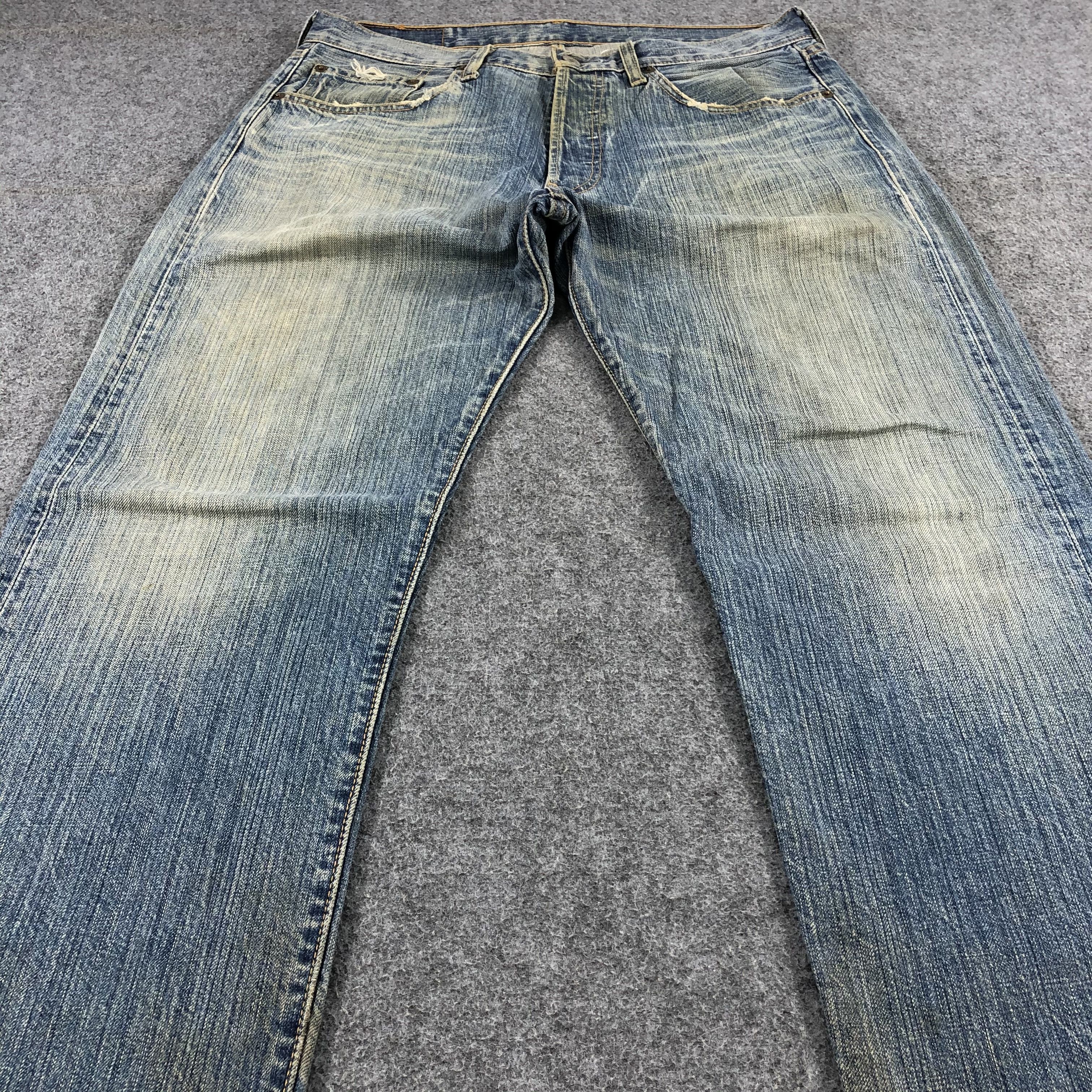 Levi's Vintage 90s Rusty Levis 501 Jeans-JM1579 Size US 34 / EU 50 - 3 Thumbnail