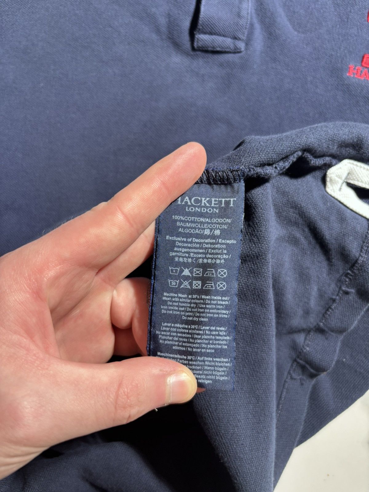 Hackett Vintage Hackett Rugby Polo Tshirt Ralph Lauren Style Y2K Size US L / EU 52-54 / 3 - 6 Thumbnail