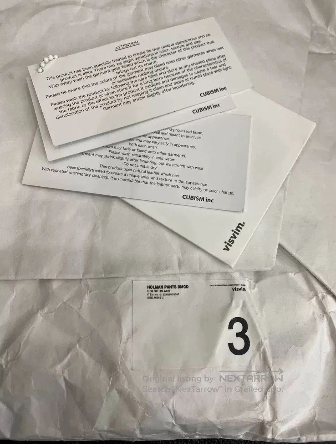 Visvim visvim 22ss holman pants in black. Size US 30 / EU 46 - 6 Thumbnail