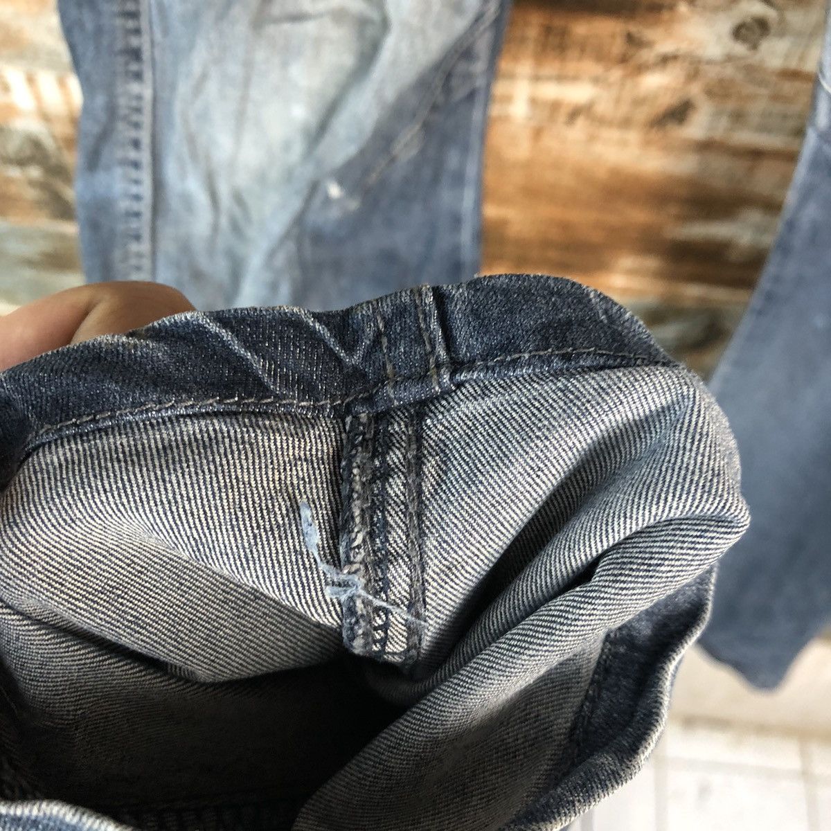 Japanese Brand Iz Frontier Blue Multipocket ripped Denim Pants #A2162 Size US 29 - 11 Thumbnail