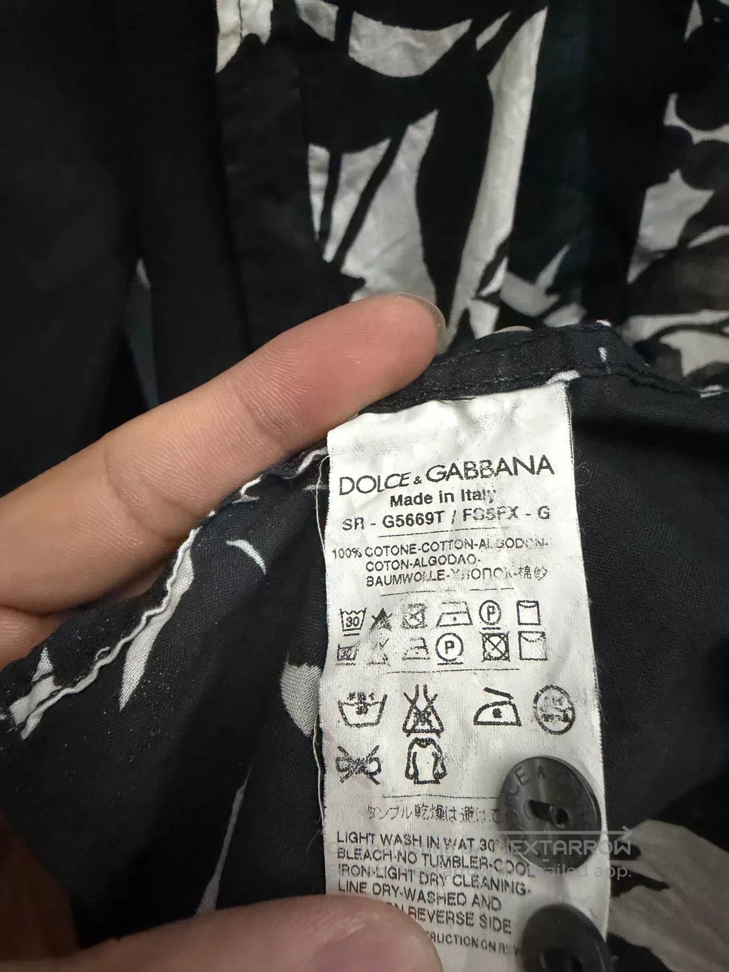 Dolce & Gabbana Dolce & Gabbana Men's Floral Shirt. Size US XXS / EU 40 - 3 Thumbnail