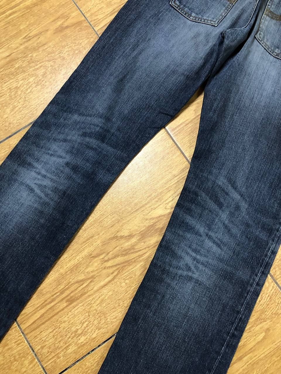 Nudie Jeans NUDIE STEADY EDDIE Blue Wash Denim Straight Jeans Size US 30 / EU 46 - 15 Thumbnail
