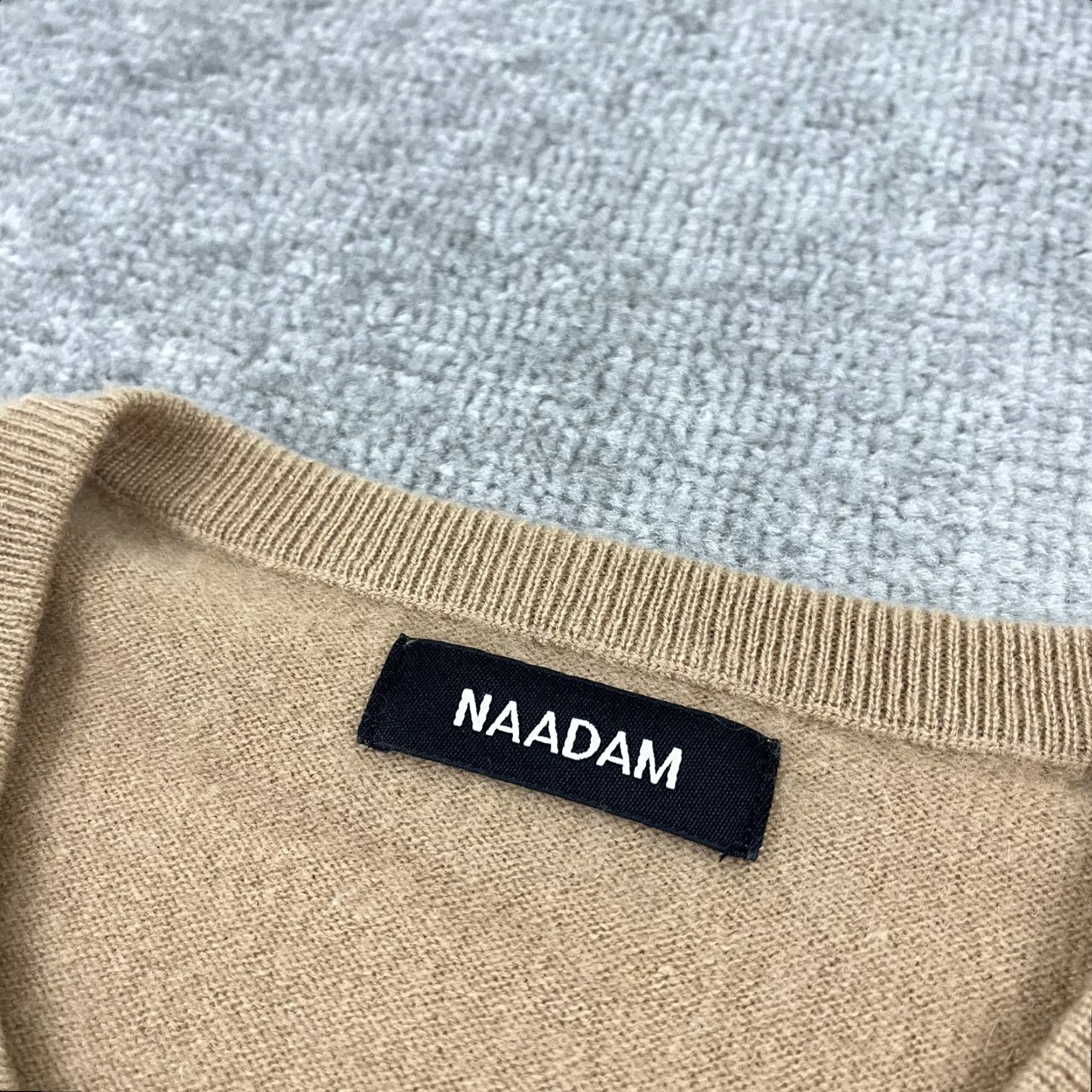 NAADAM Naadam Cashmere Sweater Womens XL Brown Pullover Crew Neck Long Sleeve Soft Cozy Lightweight Size XL / US 12-14 / IT 48-50 - 2 Thumbnail