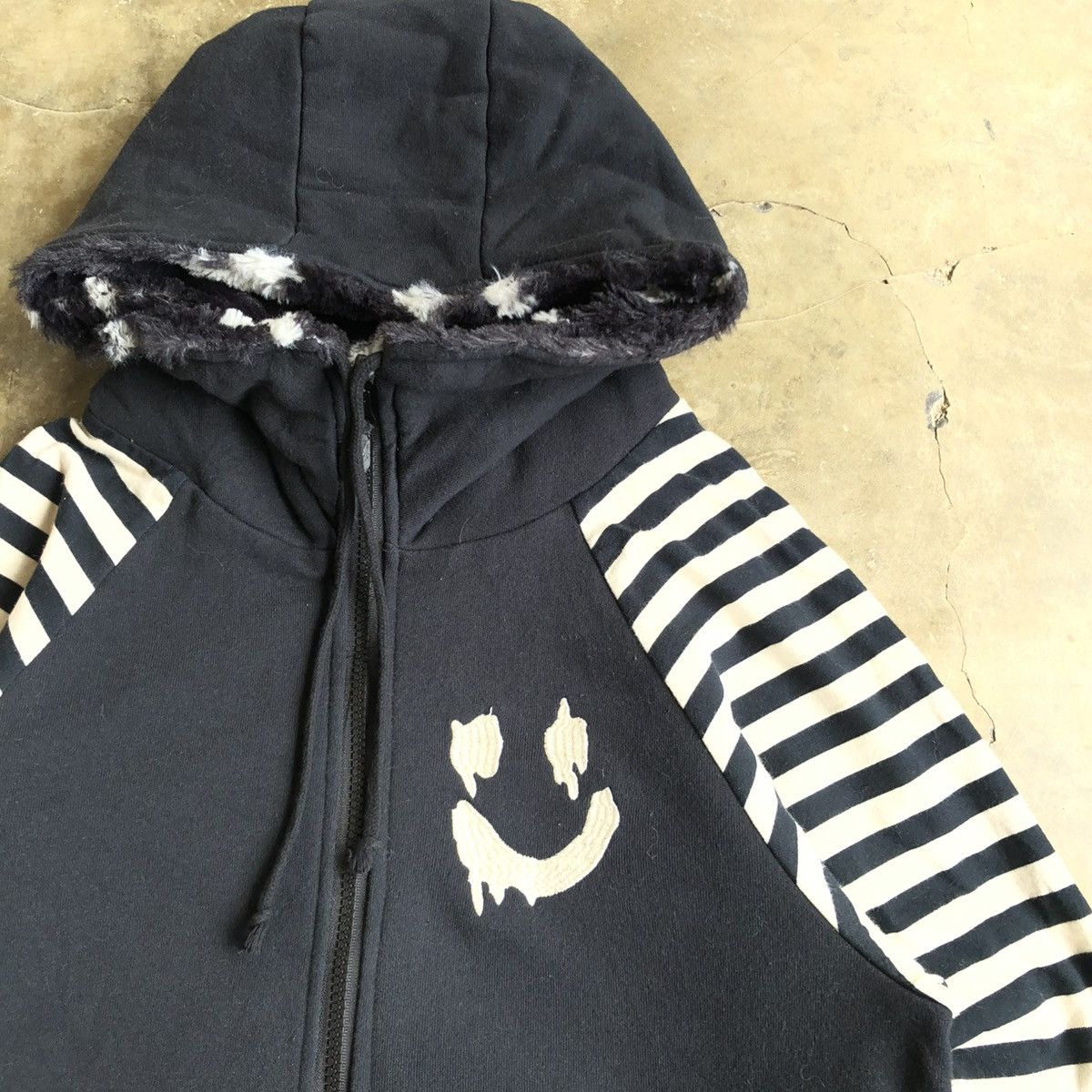 Hysteric Glamour 2000s World Love Smile & Stars Flecee Reversible Zip Lgb Size US M / EU 48-50 / 2 - 16 Thumbnail