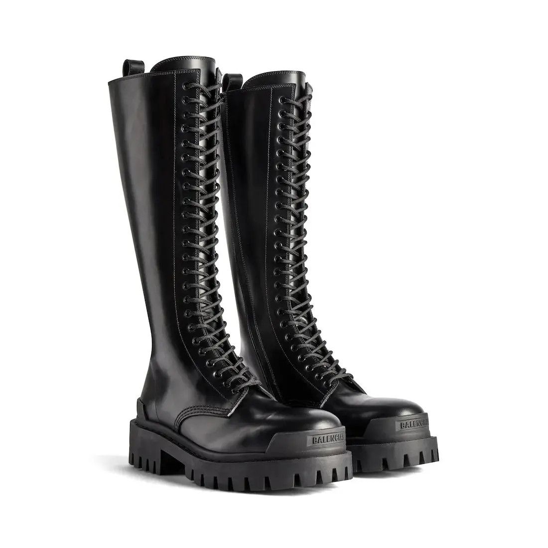 Balenciaga o1w1db10526 Strike Boots In Black Size US 8.5 / IT 38.5 - 2 Thumbnail