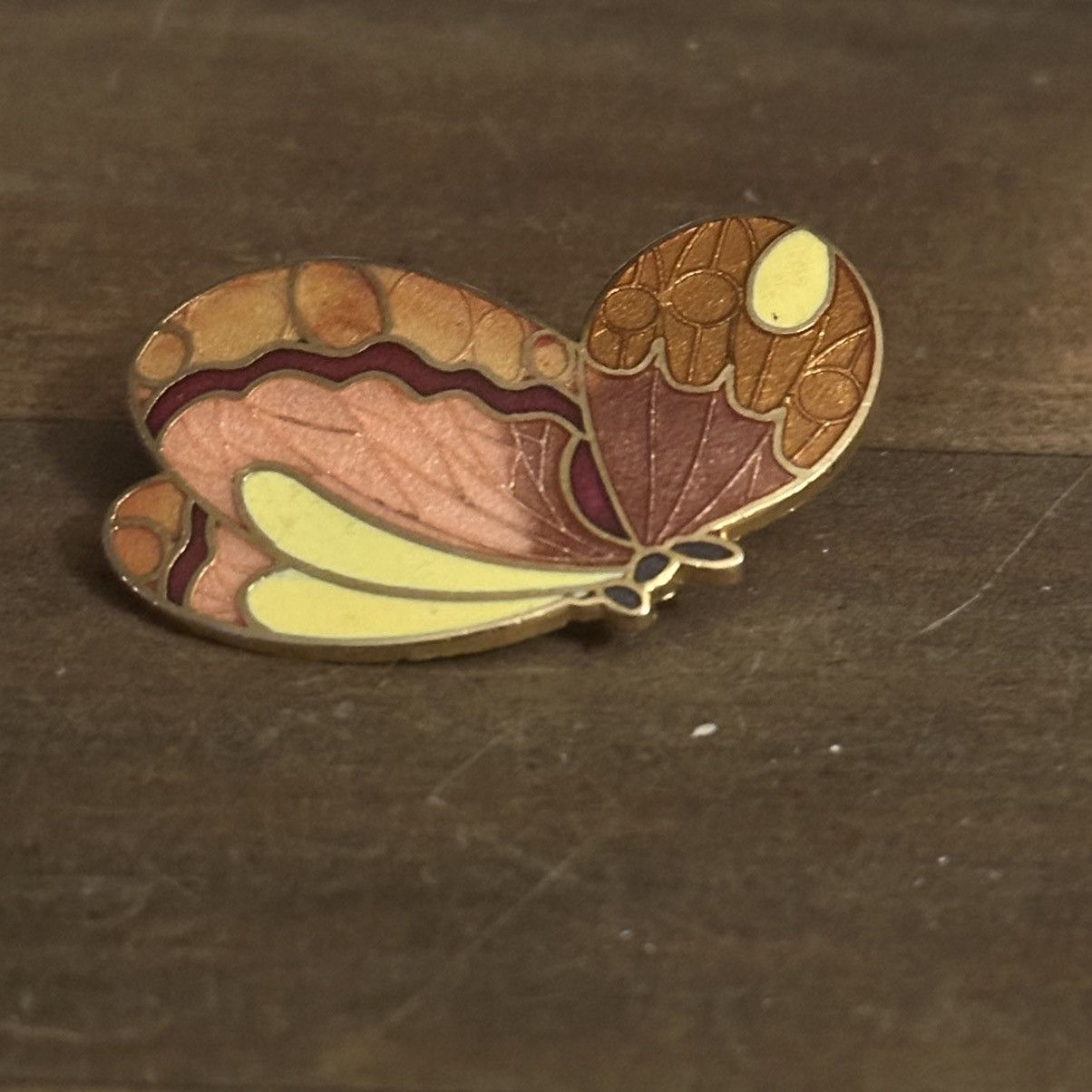 Vintage Vintage cloisonné butterfly brooch Size ONE SIZE - 2 Thumbnail