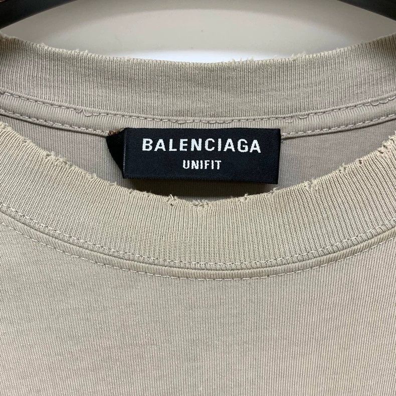 Balenciaga Balenciaga Grey Short Sleeve T-shirt Size XXS Size US XXS / EU 40 - 2 Thumbnail