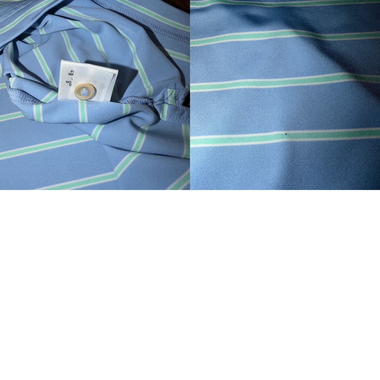 Peter Millar Peter Millar Polo Men M Oakmont OCC Striped Blue Green Multicolor Golf Shirt Summer Comfort Sports Classic Size US M / EU 48-50 / 2 - 8 Thumbnail