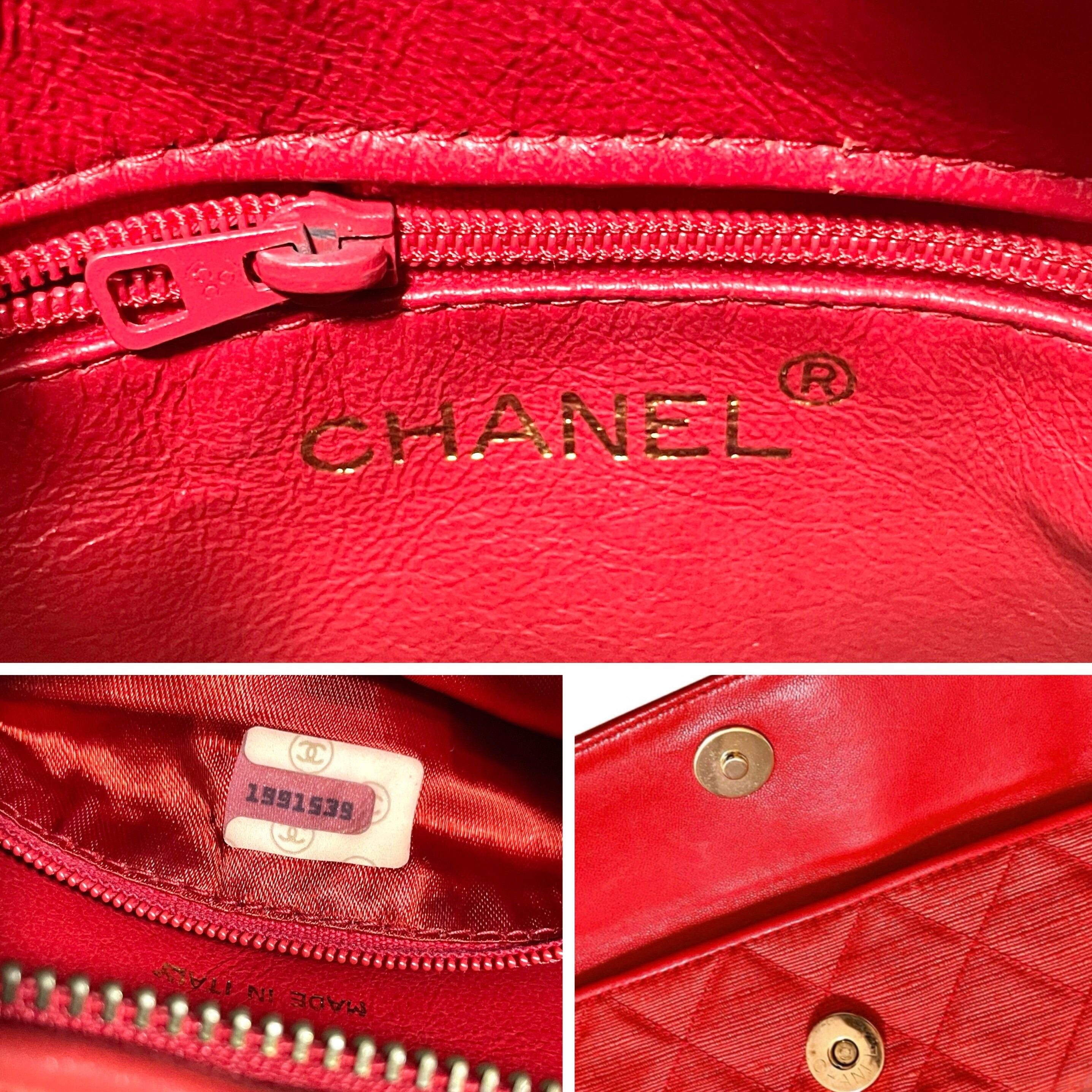 Chanel Vintage CHANEL red canvas camera bag style shoulder bag Size ONE SIZE - 9 Thumbnail