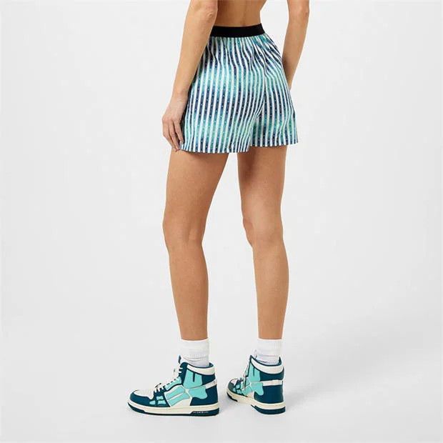 Amiri o1g2r1mq0824 Shorts in Blue Size 27" / US 4 / IT 40 - 5 Thumbnail