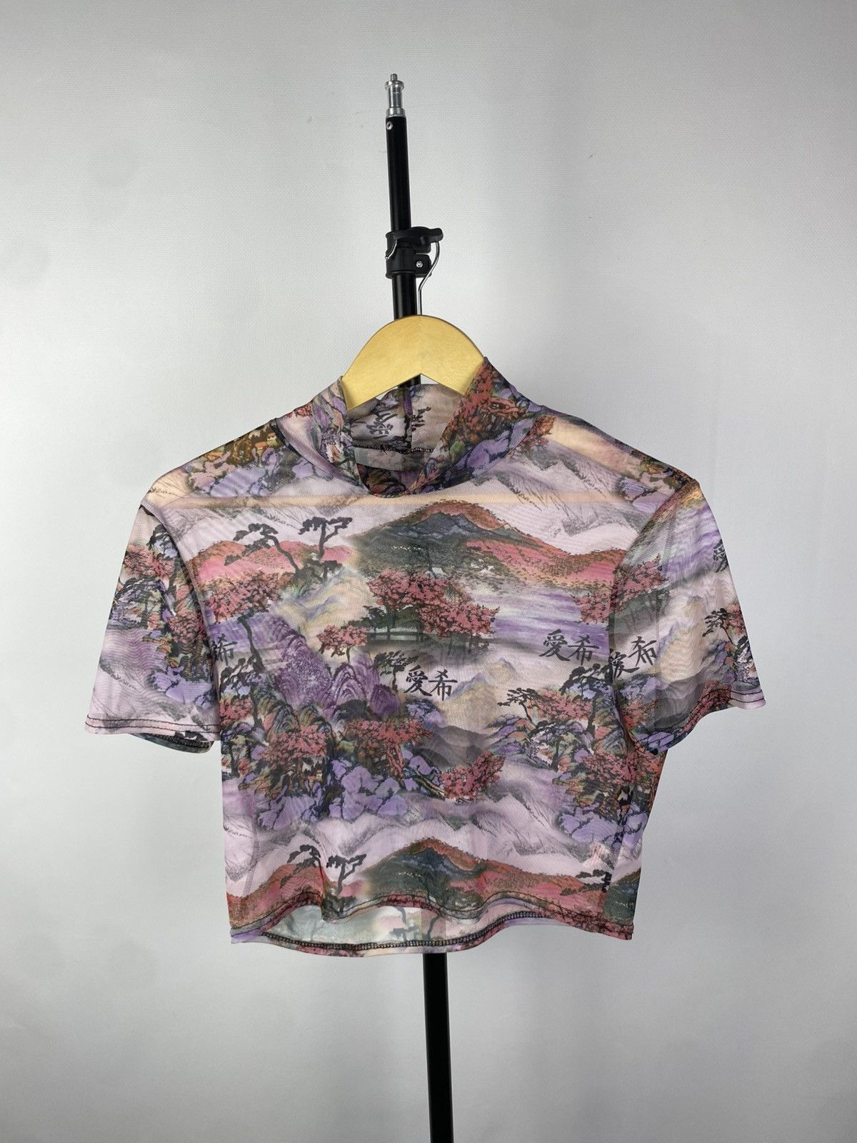 Designer × Japanese Brand × Vintage Save The Queen Jean Paul Gaultier Style Japan Mesh Blouses Size M / US 6-8 / IT 42-44 - 1 Thumbnail