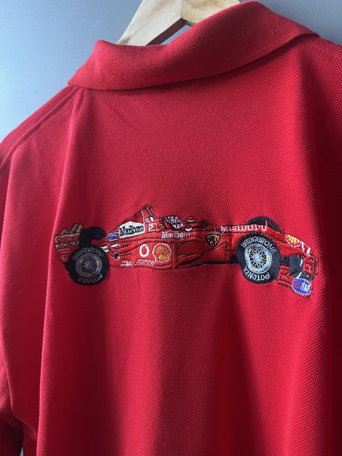 Ferrari Vintage Ferrari Racing Polo Shirt 90s Size US XXL / EU 58 / 5 - 5 Thumbnail