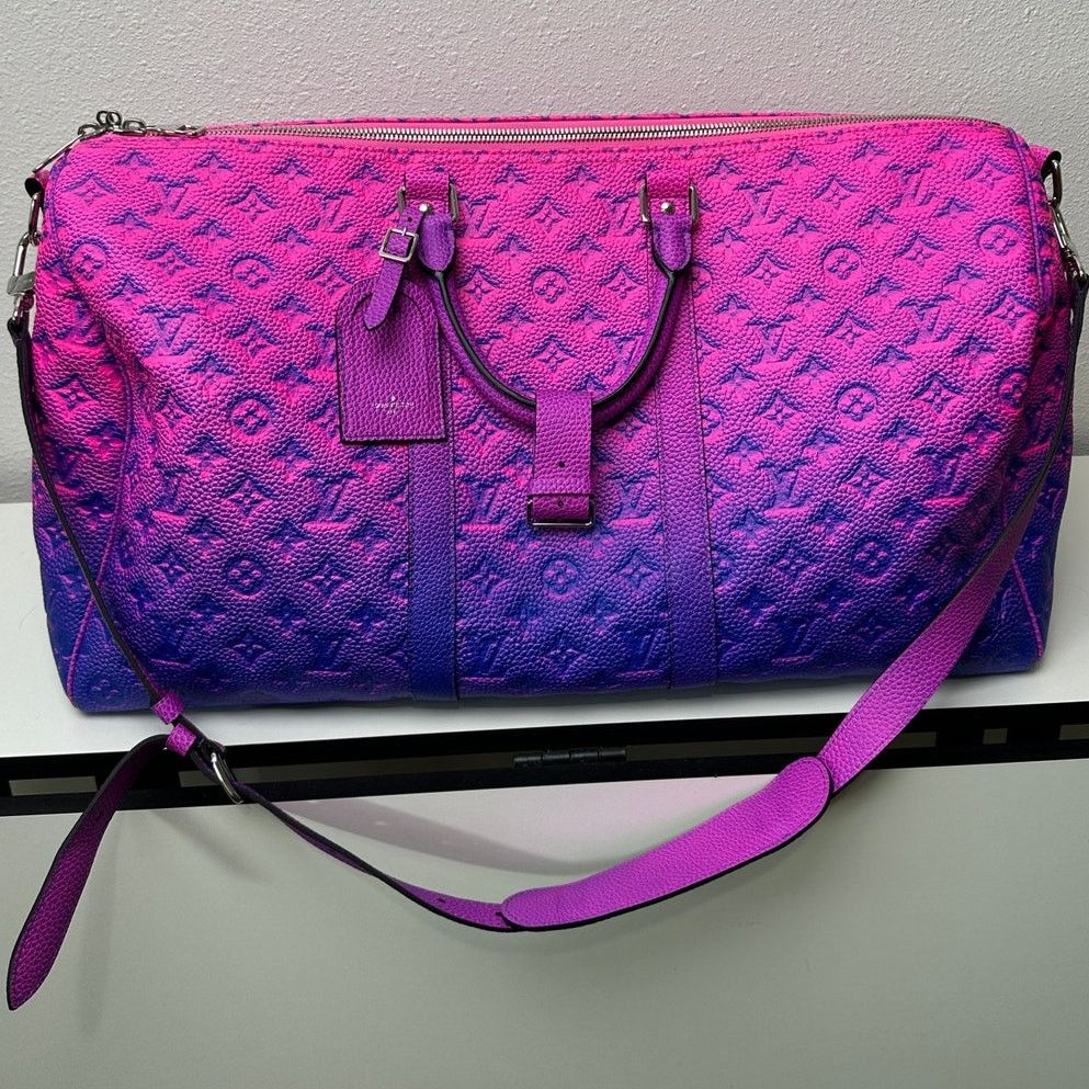 Louis Vuitton NWOT Keepall Bandouliere 50 Taurillon Illusion Virgil Abloh Size ONE SIZE - 16 Thumbnail