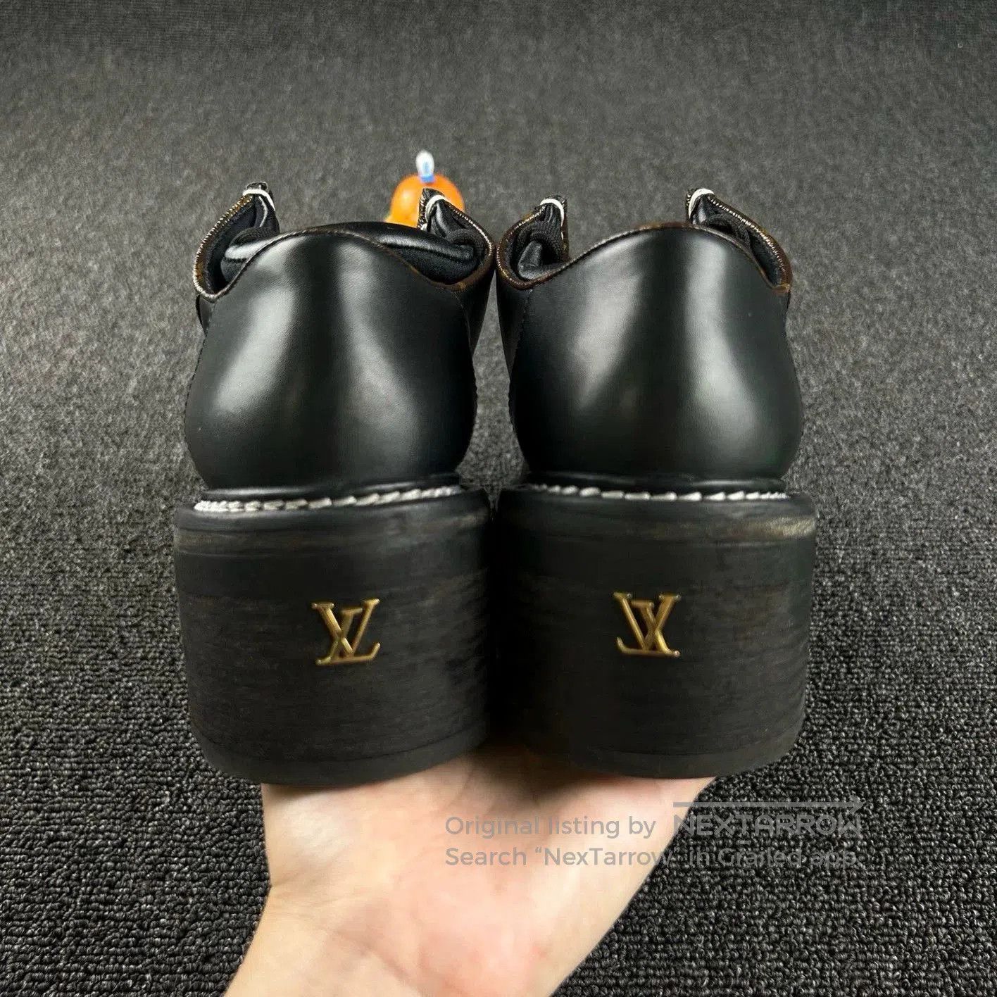 Louis Vuitton louis vuitton black loafers with thick sole. Size US 8.5 / EU 41-42 - 5 Thumbnail