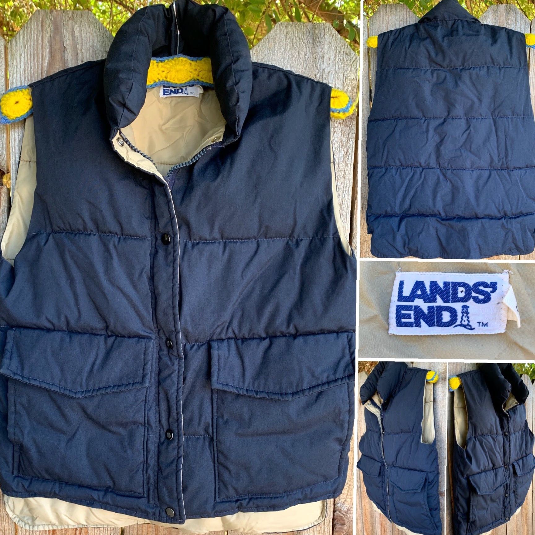 Lands' End VINTAGE Lands' End Puffer Vest Shirt Boys? Size S / US 4 / IT 40 - 5 Thumbnail