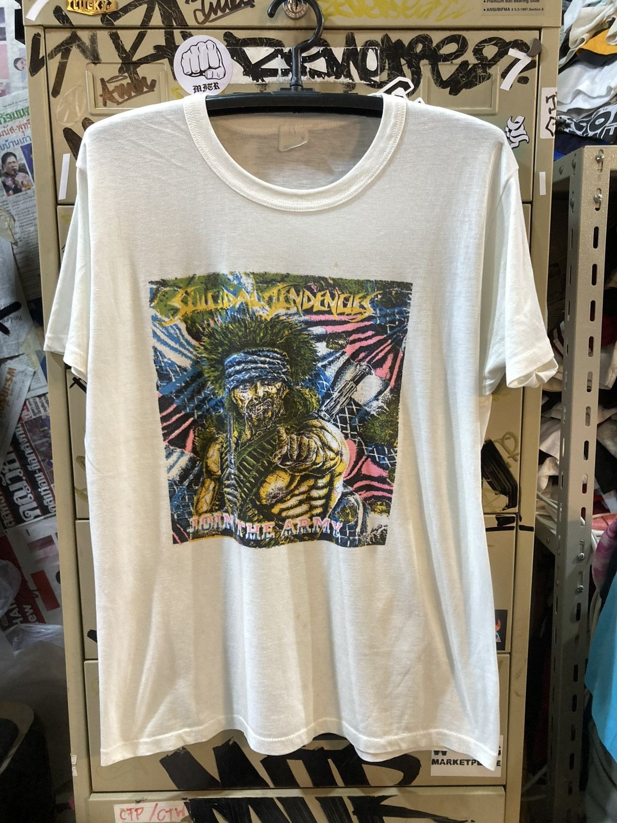 Band Tees Suicidal tendencies T shirt 80’s Size US L / EU 52-54 / 3 - 1 Thumbnail