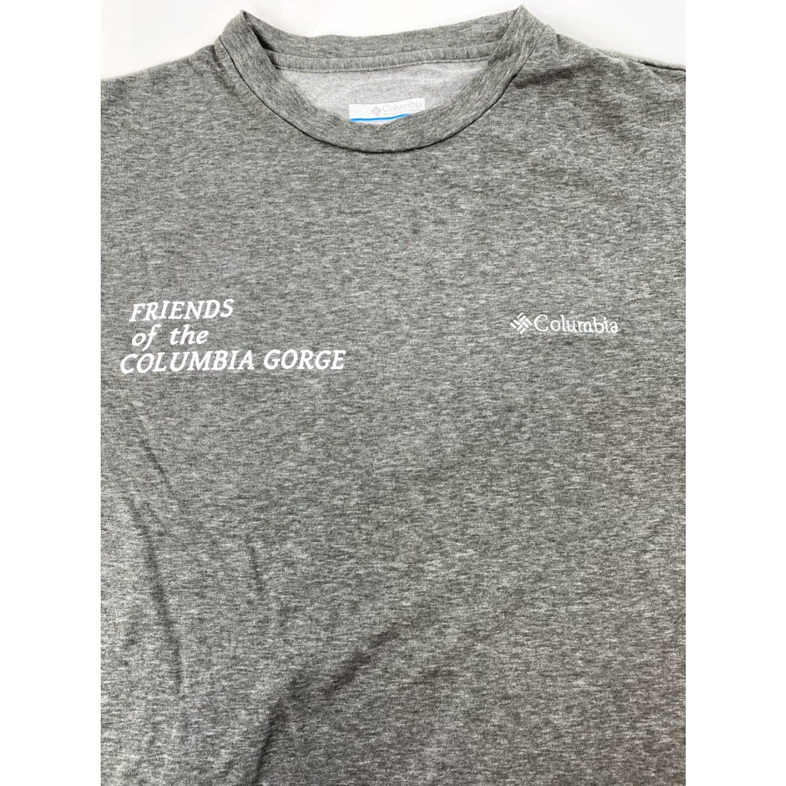 Vintage Columbia T Shirt Mens Medium Gray Friends Of The Columbia Gorge Graphic Hiking Gorge Fans Mens Short Sleeve Crew Neck Size US M / EU 48-50 / 2 - 4 Thumbnail