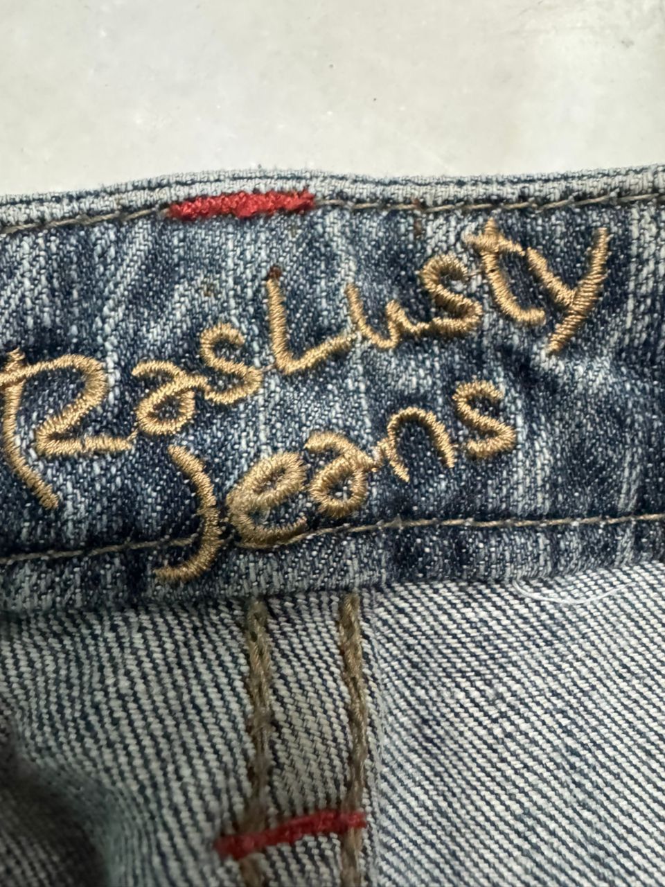 Japanese Brand 1990s Japanese Flared Bell Bottom Faded Distressed Size US 34 / EU 50 - 6 Thumbnail