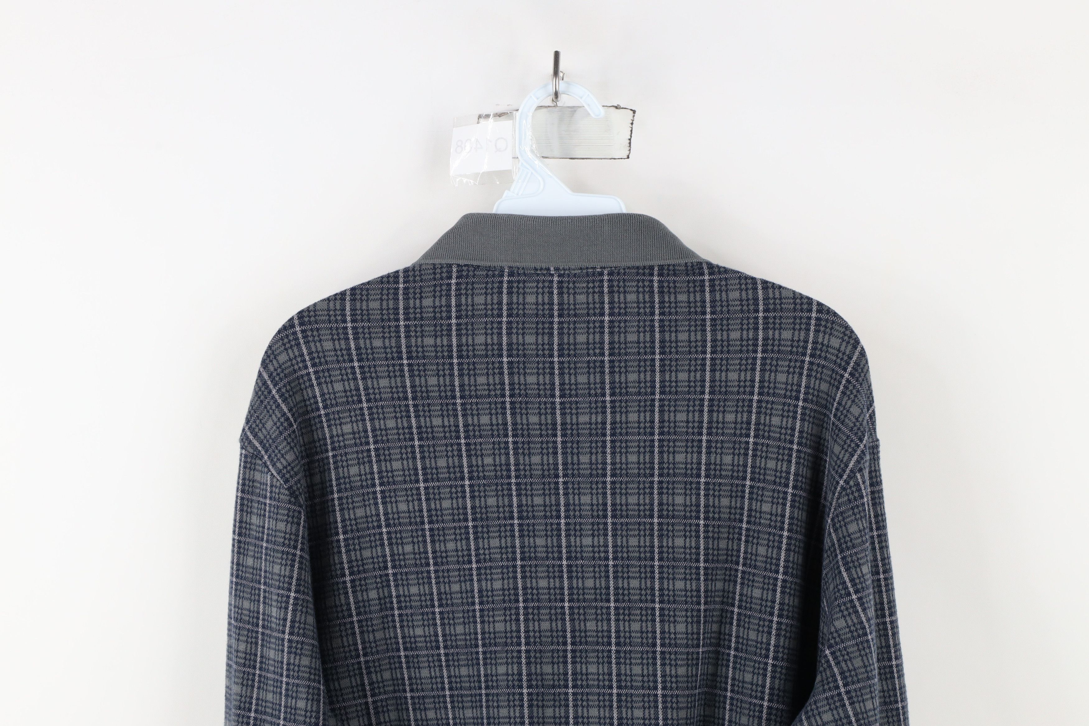 Lands' End × Vintage Vintage Y2K Lands End Long Sleeve Rugby Polo Shirt Plaid Size US L / EU 52-54 / 3 - 8 Thumbnail
