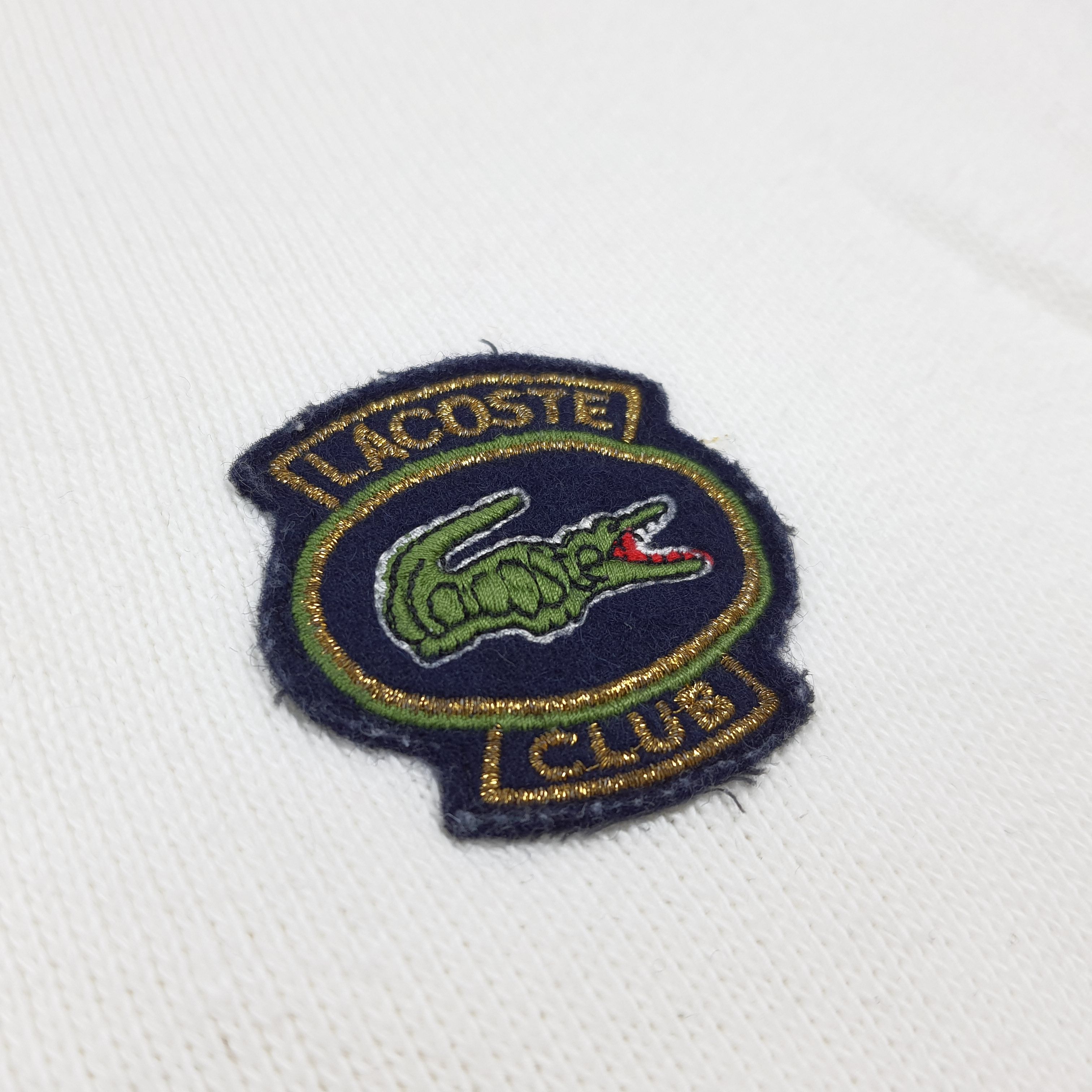 Lacoste Vintage Retro Chemise Lacoste Club Patch Polo Shirt C293N22 Size US S / EU 44-46 / 1 - 5 Thumbnail