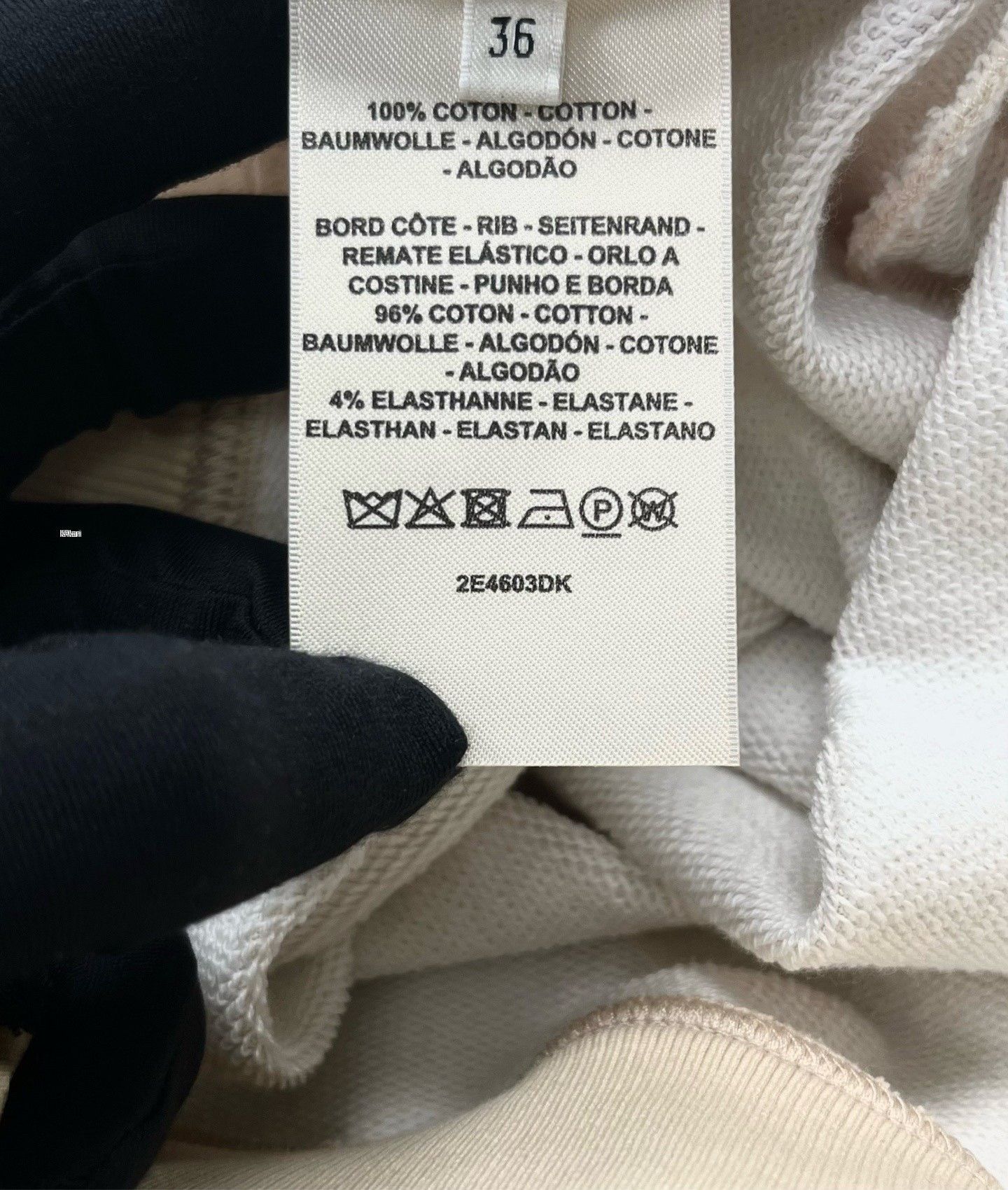 Hermes Hermes Cream Saddle Lock Print Sweatshirt Size US M / EU 48-50 / 2 - 4 Thumbnail