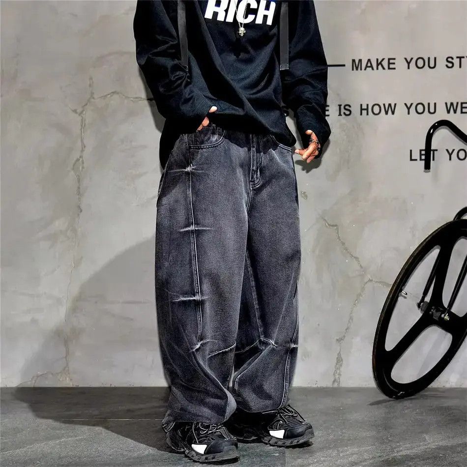 Japanese Brand Streetwear Baggy Vintage Washed Jeans Pants Size US 30 / EU 46 - 1 Thumbnail
