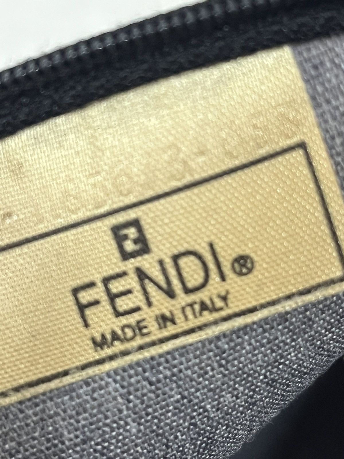 Fendi Fendi Vintage Pequin Striped Pouch Clutch Bag Size ONE SIZE - 6 Thumbnail