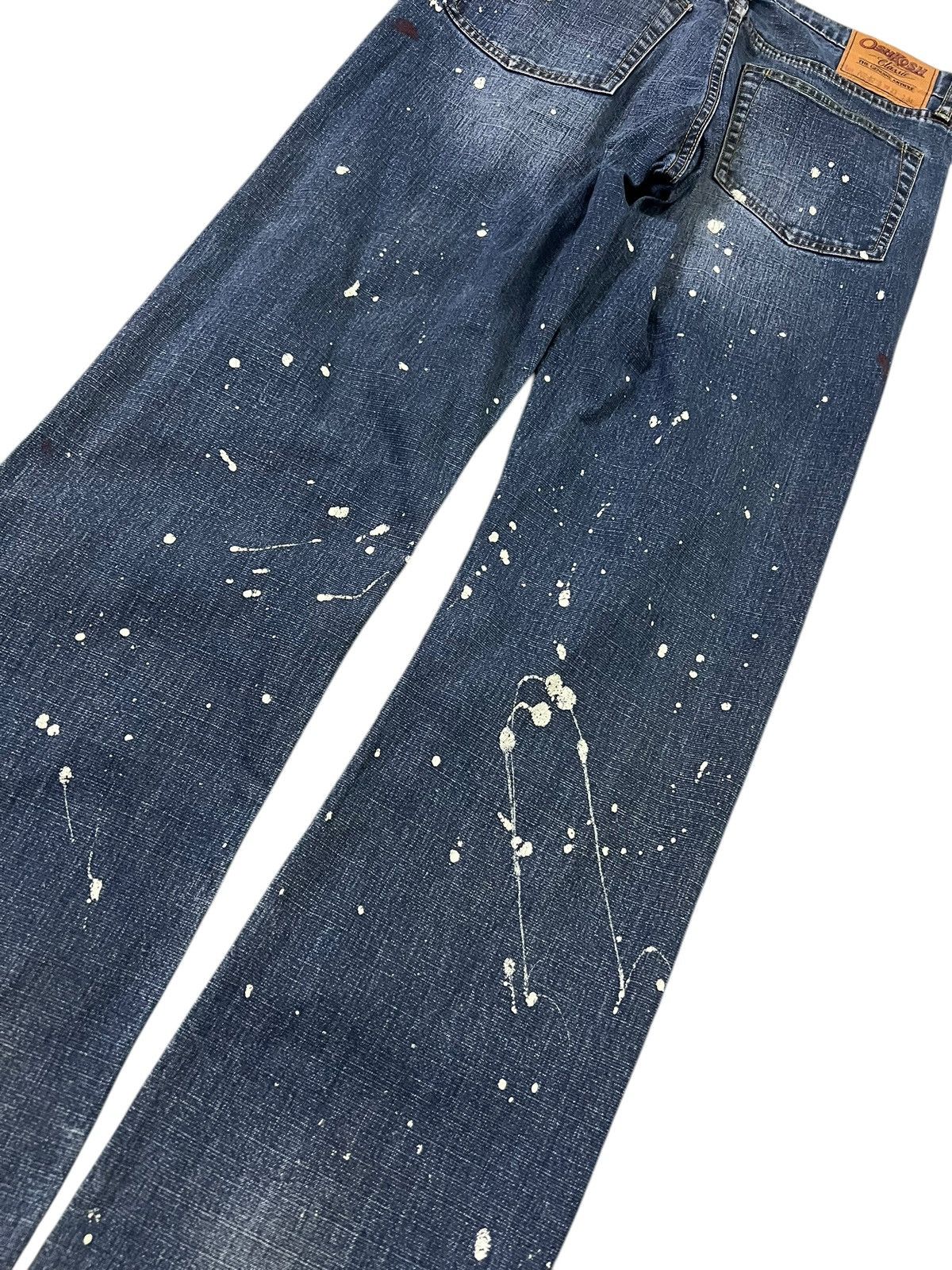 If Six Was Nine × Le Grande Bleu (L.G.B.) × Oshkosh Vintage 90’s Oshkosh Distress Painter Punk Jeans Size US 30 / EU 46 - 9 Thumbnail