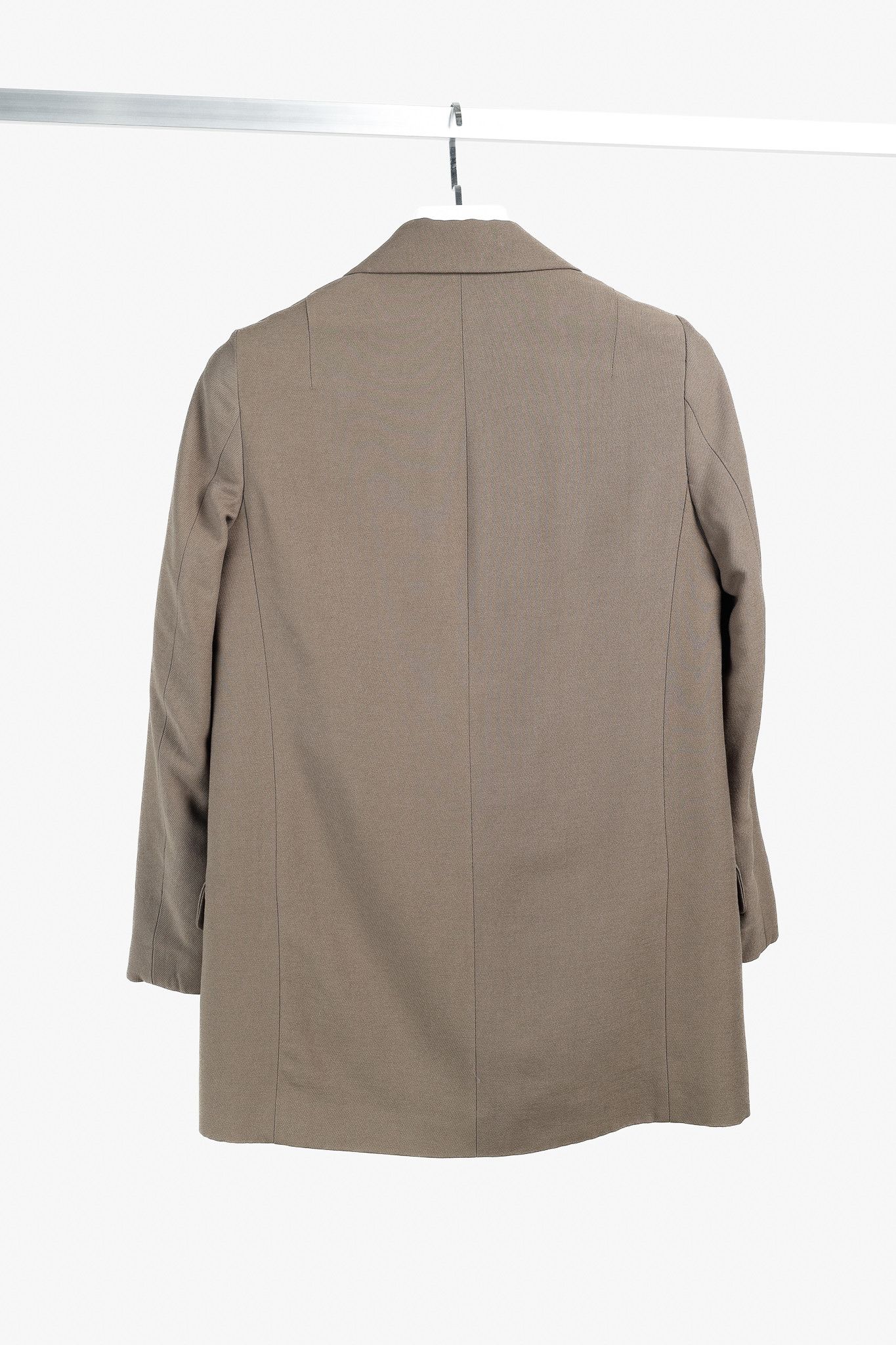 Allsaints All Saints Aleida Khaki Green Oversized No-Closure Blazer Size XS / US 0-2 / IT 36-38 - 2 Thumbnail
