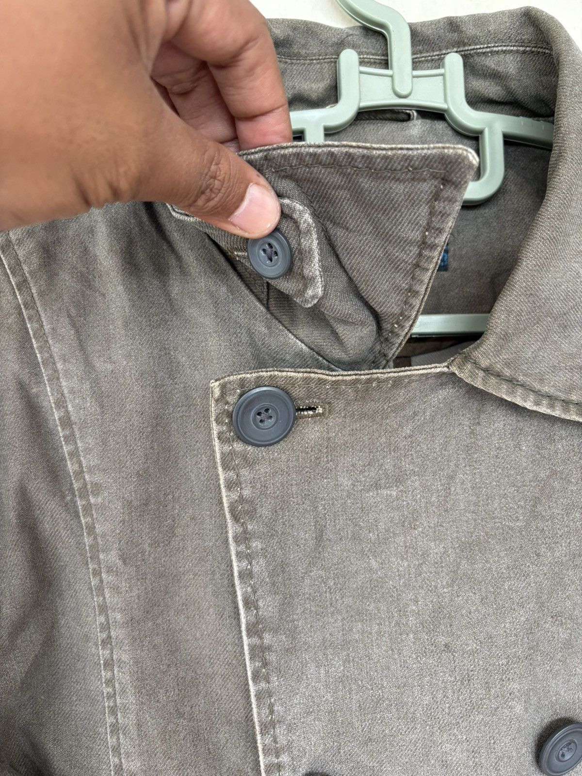 Japanese Brand Japanese Spec Outfitter Double Breasted Coat Denim Jacket Size US M / EU 48-50 / 2 - 16 Thumbnail