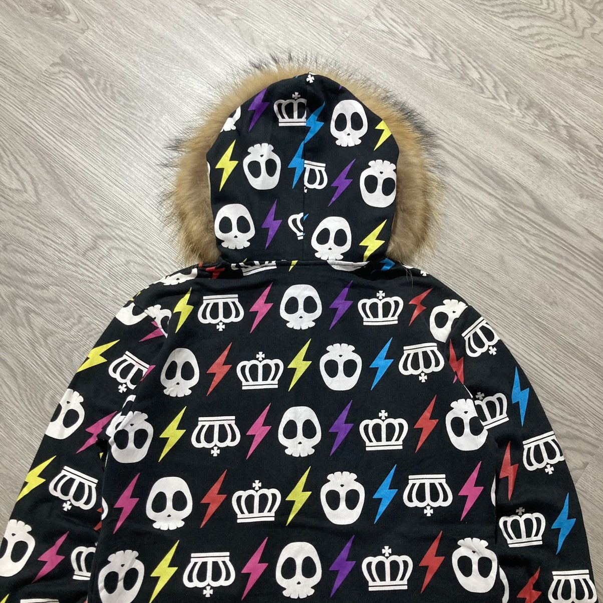 Hysteric Glamour 2000s Baby Doll All Over Print Logo Fur Ziphoodie Black Lgb Size US M / EU 48-50 / 2 - 12 Thumbnail