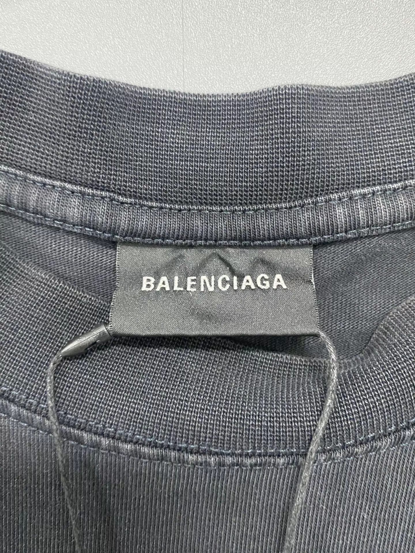 Balenciaga Balenciaga Washed Distressed Crystal Tee S 95 New Size S / US 4 / IT 40 - 3 Thumbnail